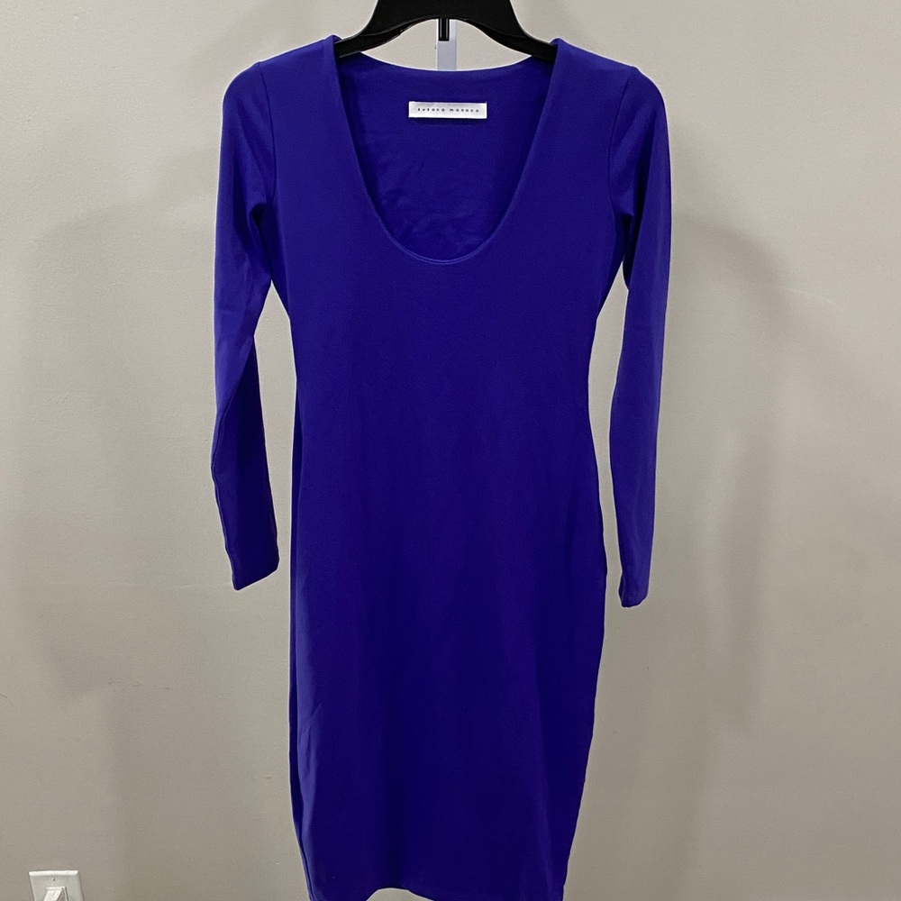 New Susana Monaco scoop long sleeve dress